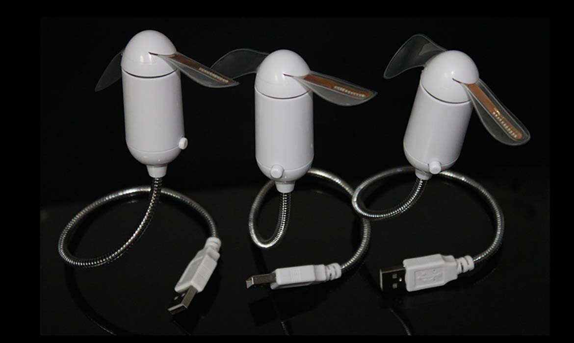 Ventilateur USB Lumineux Publicitaire 7 Leds